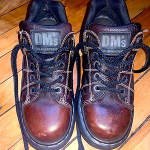 VINTAGE Dr. Martens Ankle Boots #8678 Brown England Made : Grunge, Punk Rock